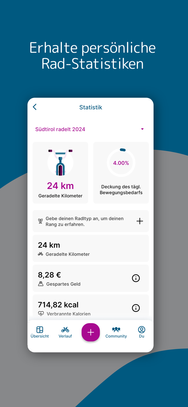 Screen Mockup Statistiken