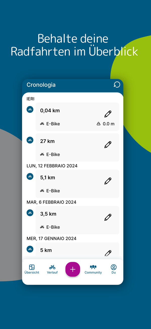 Screen Mockup Verlauf